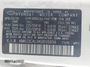 ✅ 2019 Hyundai Tucson Ultimate • VIN: KM8J3CALXKU016834 • Лот: 40970606. Опубликован ранее на IAAI с пробегом 104 208 миль. Бесплатный доступ к архиву аукционных продаж из США и подробный отчёт об истории автомобиля на DreamBid. Изображение 9.