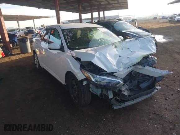 ✅ 2020 Nissan Sentra S • VIN: 3N1AB8BV9LY254566 • Lot: 43723139. Listed on IAAI with Not provided. Free auction sales archive from the USA and detailed vehicle history report at DreamBid. Image 1.