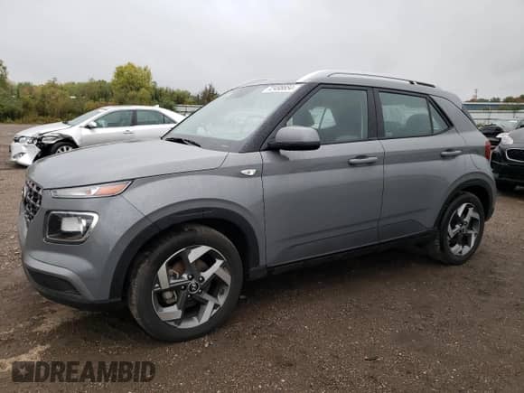 2022 Hyundai Venue SEL with VIN KMHRC8A33NU194069, listed as a Copart auction lot 72498854 with 17,268 mi miles and Salvage title. Bid and sale history available at DreamBid. Image 1.