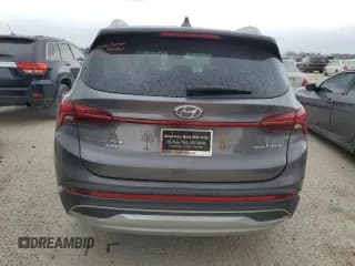 ✅ 2021 Hyundai Santa Fe Blue • VIN: KM8S2DA16MU006199 • Lot: 49718764. Wystawiony na Copart z przebiegiem 41 671 mil. Bezpłatny archiwum sprzedaży aukcyjnych z USA i szczegółowy raport historii pojazdu na DreamBid. Zdjęcie 6.