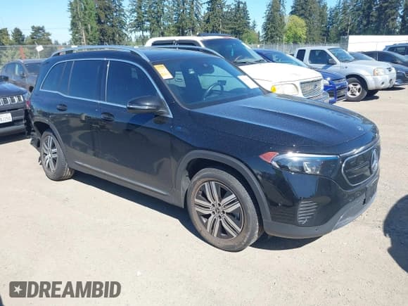 ✅ 2022 Mercedes-Benz EQB 300 • VIN: W1N9M0KBXNN012265 • Lot: 42192191. Listed on IAAI with 22,143 mi. Free auction sales archive from the USA and detailed vehicle history report at DreamBid. Image 1.