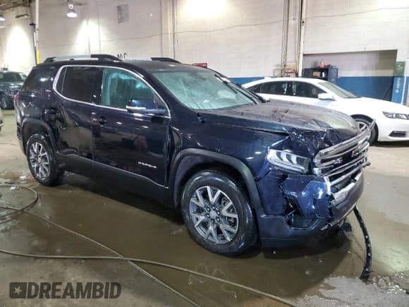 ✅ 2021 GMC Acadia SLE • VIN: 1GKKNRL49MZ192425 • Lot: 49646765. Listed on Copart with 43,110 mi. Free auction sales archive from the USA and detailed vehicle history report at DreamBid. Image 4.