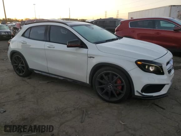 ✅ 2015 Mercedes-Benz GLA 45 AMG • VIN: WDDTG5CB7FJ036070 • Лот: 84010835. Опубликован ранее на Copart с пробегом 55 748 миль. Бесплатный доступ к архиву аукционных продаж из США и подробный отчёт об истории автомобиля на DreamBid. Изображение 4.