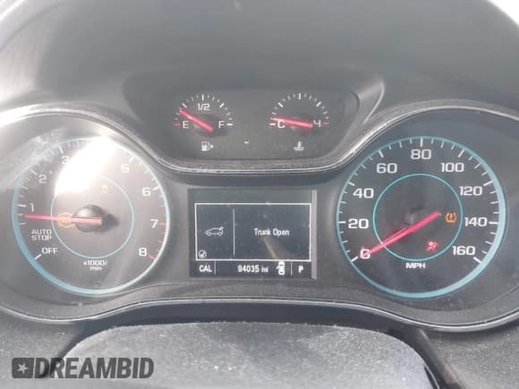 ✅ 2017 Chevrolet Cruze LT • VIN: 1G1BE5SM9H7253143 • Lot: 43561035. Listed on IAAI with 94,035 mi. Free auction sales archive from the USA and detailed vehicle history report at DreamBid. Image 7.