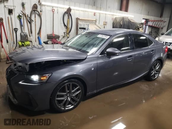 ✅ 2018 Lexus IS 350 • VIN: JTHCZ1D26J5014850 • Lot: 87362394. Listed on Copart with 154,912 mi. Free auction sales archive from the USA and detailed vehicle history report at DreamBid. Image 1.