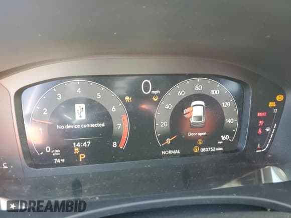 ✅ 2024 Acura Integra w/A-Spec Package • VIN: 19UDE4H32RA010577 • Lot: 84860475. Listed on Copart with 83,752 mi. Free auction sales archive from the USA and detailed vehicle history report at DreamBid. Image 9.