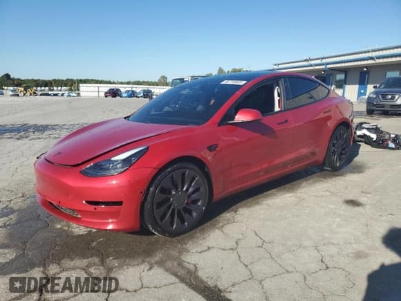 ✅ 2021 Tesla Model 3 Performance • VIN: 5YJ3E1EC4MF872907 • Lot: 90710005. Wystawiony na Copart z przebiegiem 52 538 mil. Bezpłatny archiwum sprzedaży aukcyjnych z USA i szczegółowy raport historii pojazdu na DreamBid. Zdjęcie 1.