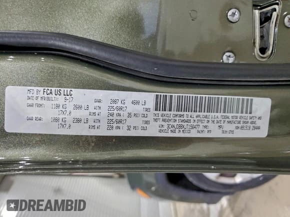 ✅ 2018 Jeep Compass Latitude • VIN: 3C4NJDBBXJT156477 • Lot: 94721855. Listed on Copart with 73,844 mi. Free auction sales archive from the USA and detailed vehicle history report at DreamBid. Image 13.