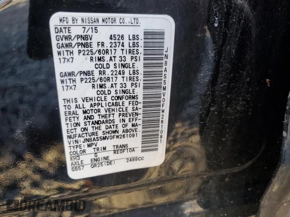 ✅ 2015 Nissan Rogue S • VIN: JN8AS5MV0FW261091 • Lot: 92634045. Wystawiony na Copart z przebiegiem 104 399 mil. Bezpłatny archiwum sprzedaży aukcyjnych z USA i szczegółowy raport historii pojazdu na DreamBid. Zdjęcie 13.