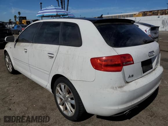 ✅ 2012 Audi A3 • VIN: WAUBFAFMXCA006004 • Lot: 77219694. Listed on Copart with 102,094 mi. Free auction sales archive from the USA and detailed vehicle history report at DreamBid. Image 2.