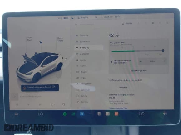 ✅ 2023 Tesla Model Y Performance • VIN: 7SAYGDEF6PF807723 • Lot: 43209294. Wystawiony na IAAI z przebiegiem 48 943 mil. Bezpłatny archiwum sprzedaży aukcyjnych z USA i szczegółowy raport historii pojazdu na DreamBid. Zdjęcie 18.