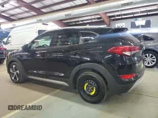 2017 Hyundai Tucson Limited z VIN KM8J3CA23HU281840, wystawiony jako Copart lot #81459665 z przebiegiem 143 162 mil mil oraz Czysty tytuł • Clean title. Historia ofert i sprzedaży dostępna na DreamBid. Obrazek 2.