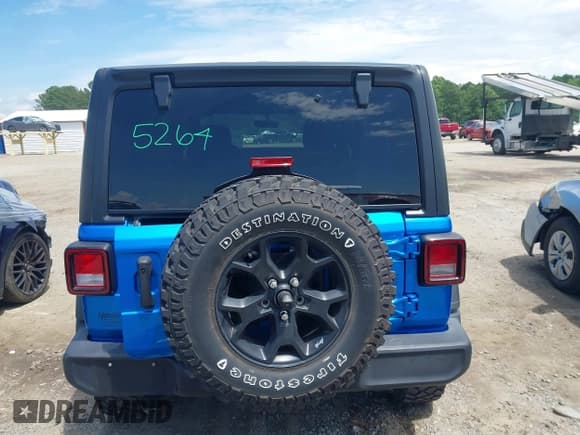 ✅ 2023 Jeep Wrangler Sport S • VIN: 1C4HJXDN4PW543700 • Lot: 42717039. Listed on IAAI with 21,061 mi. Free auction sales archive from the USA and detailed vehicle history report at DreamBid. Image 17.