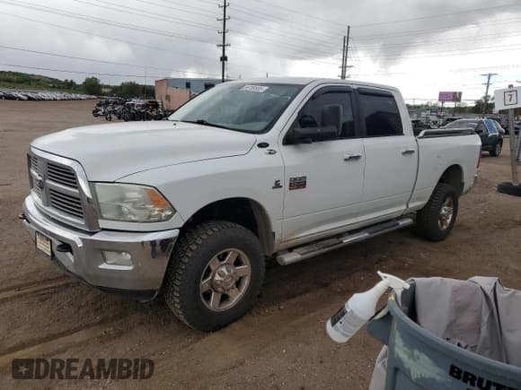 ✅ 2012 Ram 2500 Big Horn • VIN: 3C6UD5DL6CG236585 • Lot: 55789555. Listed on Copart with 207,283 mi. Free auction sales archive from the USA and detailed vehicle history report at DreamBid. Image 1.