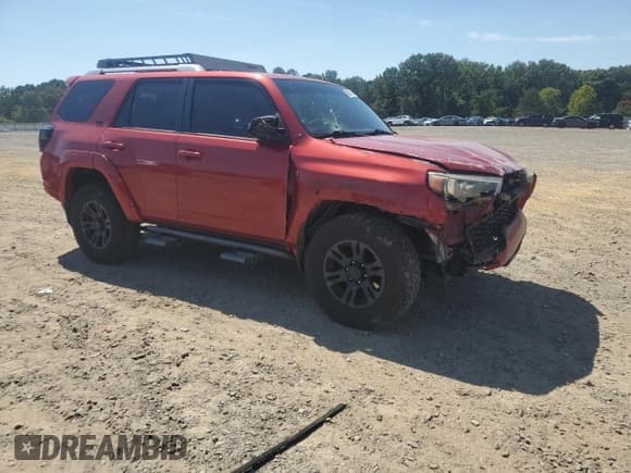 ✅ 2017 Toyota 4Runner TRD Off Road Premium • VIN: JTEBU5JR9H5430143 • Lot: 80208125. Listed on Copart with 123,124 mi. Free auction sales archive from the USA and detailed vehicle history report at DreamBid. Image 4.