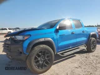 2024 Chevrolet Colorado 4WD Trail Boss с VIN 1GCPTEEK6R1144138, выставлен на аукционе Copart как лот 81446585 с пробегом 20 540 миль миль и Списание • Salvage title. История ставок и продаж доступна на DreamBid. Изображение 1.