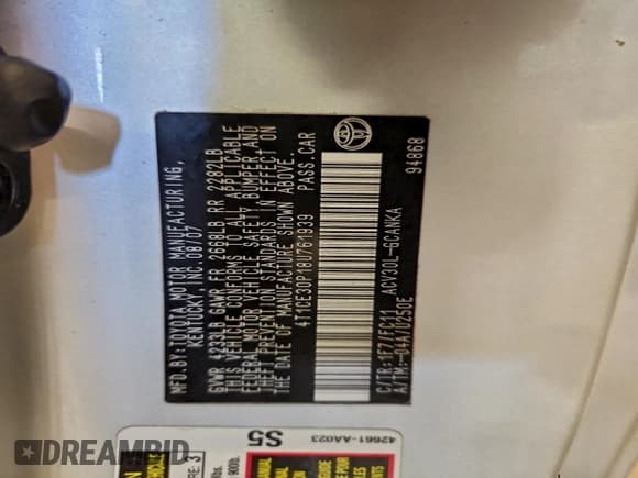 ✅ 2008 Toyota Solara SE • VIN: 4T1CE30P18U761939 • Lot: 91777895. Wystawiony na Copart z przebiegiem 144 768 mil. Bezpłatny archiwum sprzedaży aukcyjnych z USA i szczegółowy raport historii pojazdu na DreamBid. Zdjęcie 12.