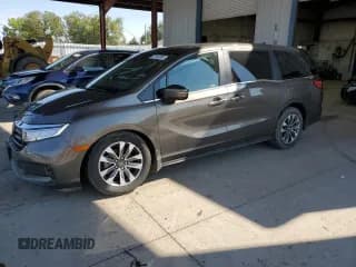 ✅ 2022 Honda Odyssey EX-L • VIN: 5FNRL6H76NB008311 • Lot: 67446285. Listed on Copart with 30,698 mi. Free auction sales archive from the USA and detailed vehicle history report at DreamBid. Image 1.