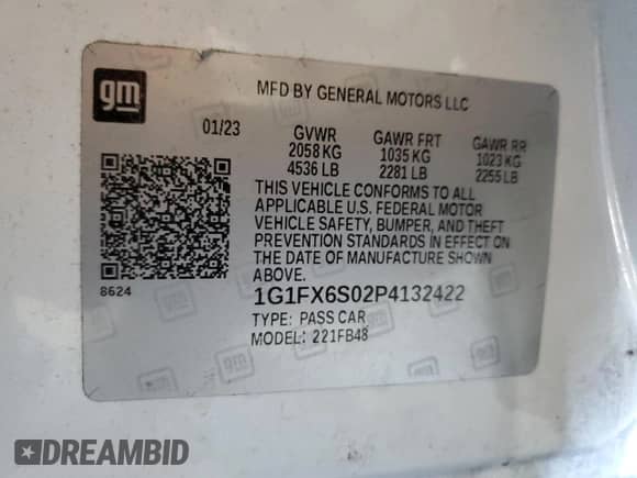 2023 Chevrolet Bolt EV 2LT z VIN 1G1FX6S02P4132422, wystawiony jako Copart lot #43047274 z przebiegiem 20 485 mil mil oraz . Historia ofert i sprzedaży dostępna na DreamBid. Obrazek 13.