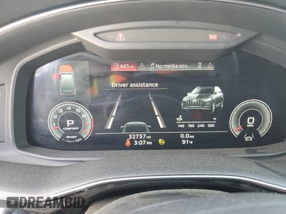 ✅ 2023 Audi Q7 Premium Plus • VIN: WA1LXBF74PD000590 • Лот: 82111465. Опубликован ранее на Copart с пробегом 32 737 миль. Бесплатный доступ к архиву аукционных продаж из США и подробный отчёт об истории автомобиля на DreamBid. Изображение 9.