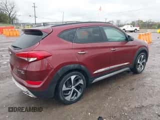 2017 Hyundai Tucson Eco z VIN KM8J3CA20HU296389, wystawiony jako IAAI lot #43564510 z przebiegiem 89 905 mil mil oraz . Historia ofert i sprzedaży dostępna na DreamBid. Obrazek 4.