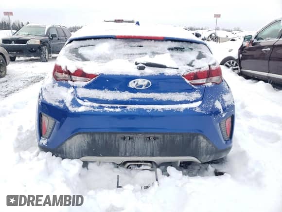 2019 Hyundai Veloster Premium z VIN KMHTG6AF9KU008054, wystawiony jako Copart lot #86195724 z przebiegiem 108 116 mil mil oraz Szkoda całkowita • Salvage title. Historia ofert i sprzedaży dostępna na DreamBid. Obrazek 6.