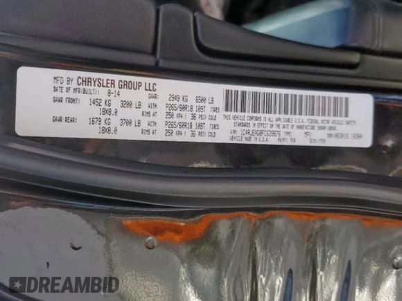 ✅ 2015 Jeep Grand Cherokee Altitude • VIN: 1C4RJEAG8FC639876 • Лот: 70514915. Опубликован ранее на Copart с пробегом 163 089 миль. Бесплатный доступ к архиву аукционных продаж из США и подробный отчёт об истории автомобиля на DreamBid. Изображение 14.