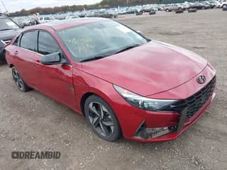 ✅ 2022 Hyundai Elantra Limited • VIN: KMHLN4AJ3NU015536 • Lot: 43516010. Listed on IAAI with 34,100 mi. Free auction sales archive from the USA and detailed vehicle history report at DreamBid. Image 1.