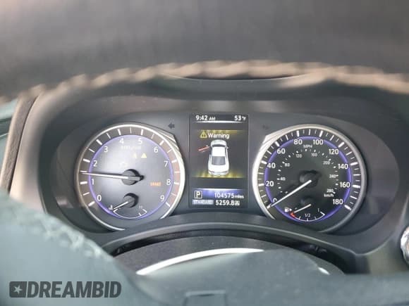 ✅ 2017 Infiniti Q60 Premium • VIN: JN1EV7EK6HM362612 • Lot: 53581005. Listed on Copart with 104,575 mi. Free auction sales archive from the USA and detailed vehicle history report at DreamBid. Image 9.