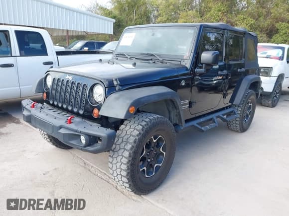 ✅ 2017 Jeep Wrangler Unlimited Sport • VIN: 1C4BJWDG1HL597685 • Lot: 43820293. Listed on IAAI with 65,323 mi. Free auction sales archive from the USA and detailed vehicle history report at DreamBid. Image 2.