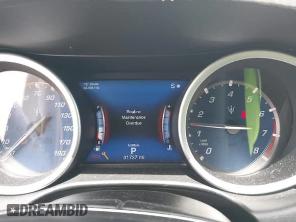 ✅ 2019 Maserati Ghibli S Q4 • VIN: ZAM57YTA2K1338433 • Lot: 42703155. Wystawiony na IAAI z przebiegiem 31 737 mil. Bezpłatny archiwum sprzedaży aukcyjnych z USA i szczegółowy raport historii pojazdu na DreamBid. Zdjęcie 7.