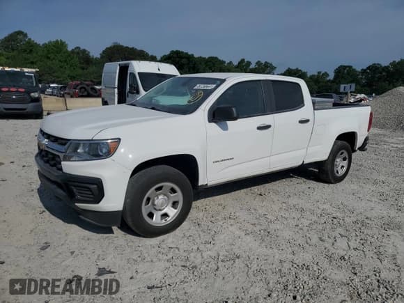 ✅ 2021 Chevrolet Colorado 2WD Work Truck • VIN: 1GCGSBEN5M1279342 • Lot: 53841235. Listed on Copart with 172,603 mi. Free auction sales archive from the USA and detailed vehicle history report at DreamBid. Image 1.