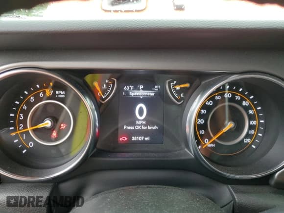 ✅ 2022 Jeep Wrangler Unlimited Sport S • VIN: 1C4HJXDG4NW194018 • Lot: 62114235. Listed on Copart with 38,107 mi. Free auction sales archive from the USA and detailed vehicle history report at DreamBid. Image 9.