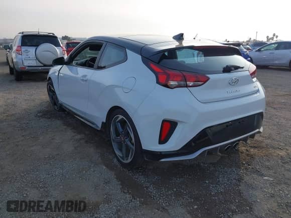 2020 Hyundai Veloster Turbo R-Spec z VIN KMHTH6AB4LU024626, wystawiony jako IAAI lot #41231161 z przebiegiem 54 849 mil mil oraz . Historia ofert i sprzedaży dostępna na DreamBid. Obrazek 3.