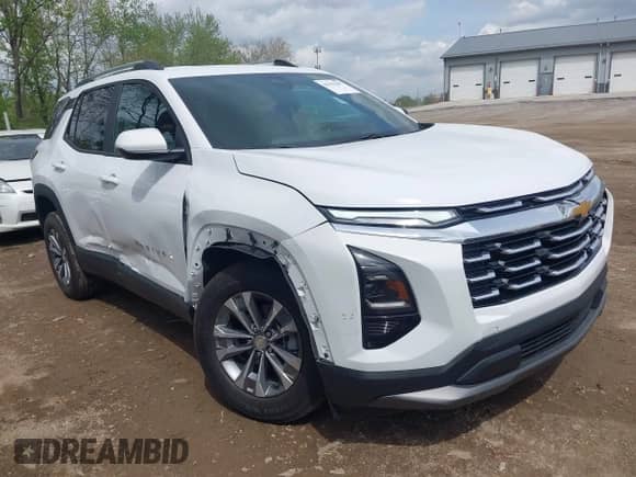 2025 Chevrolet Equinox FWD LT с VIN 3GNAXHEG2SL287911, выставлен на аукционе IAAI как лот 42151587 с пробегом 2 337 миль миль и . История ставок и продаж доступна на DreamBid. Изображение 1.
