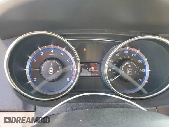 2012 Hyundai Sonata GLS with VIN 5NPEB4AC0CH340059, listed as a Copart auction lot 82341855 with 108,156 mi miles and Salvage title. Bid and sale history available at DreamBid. Image 9.