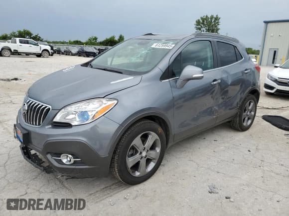 ✅ 2014 Buick Encore Leather • VIN: KL4CJGSB4EB632135 • Lot: 61259945. Wystawiony na Copart z przebiegiem 106 431 mil. Bezpłatny archiwum sprzedaży aukcyjnych z USA i szczegółowy raport historii pojazdu na DreamBid. Zdjęcie 1.