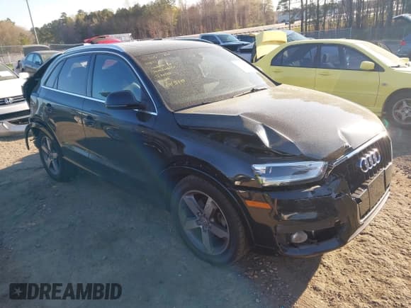 ✅ 2015 Audi Q3 Premium Plus • VIN: WA1BFCFS2FR005944 • Lot: 41867845. Listed on IAAI with 109,712 mi. Free auction sales archive from the USA and detailed vehicle history report at DreamBid. Image 1.