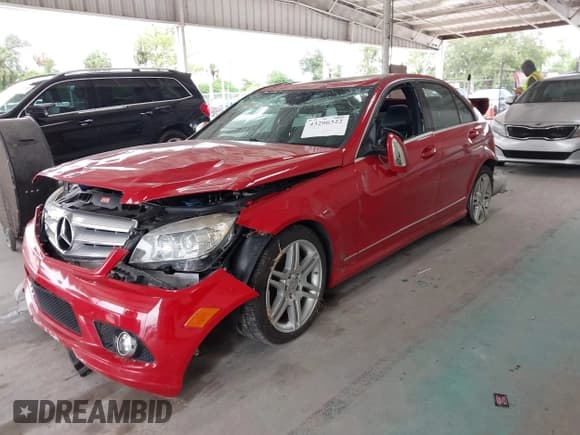 ✅ 2008 Mercedes-Benz C 350 Sport • VIN: WDDGF56X58R040683 • Lot: 43206322. Listed on IAAI with 141,551 mi. Free auction sales archive from the USA and detailed vehicle history report at DreamBid. Image 2.