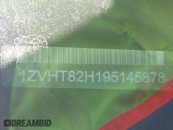 ✅ 2009 Ford Mustang GT • VIN: 1ZVHT82H195145878 • Лот: 42303694. Опубликован ранее на IAAI с пробегом 164 789 миль. Бесплатный доступ к архиву аукционных продаж из США и подробный отчёт об истории автомобиля на DreamBid. Изображение 9.