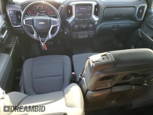 2019 Chevrolet Silverado 1500 LT with VIN 1GCRYDEK2KZ302275, listed as a Copart auction lot 80577075 with 54,135 mi miles and Salvage title. Bid and sale history available at DreamBid. Image 8.