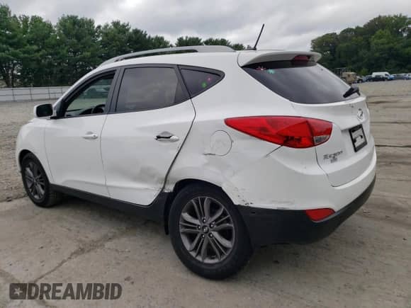2015 Hyundai Tucson GLS z VIN KM8JT3AF2FU026905, wystawiony jako Copart lot #65715083 z przebiegiem 77 389 mil mil oraz . Historia ofert i sprzedaży dostępna na DreamBid. Obrazek 2.