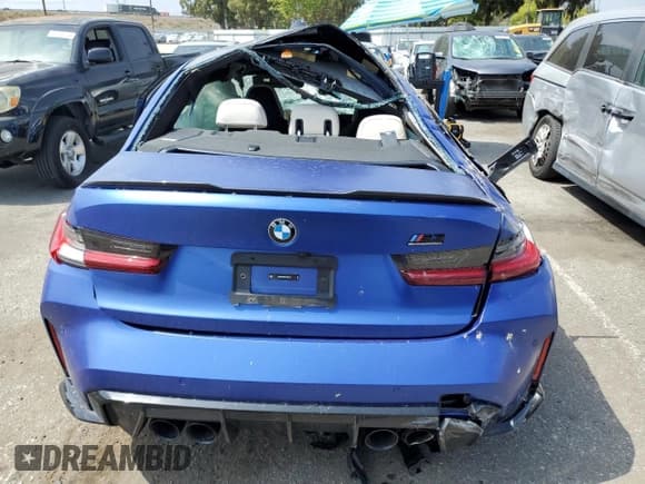 ✅ 2023 BMW M3 Competition • VIN: WBS33AY08PFR36138 • Lot: 59536964. Listed on Copart with Not provided. Free auction sales archive from the USA and detailed vehicle history report at DreamBid. Image 6.