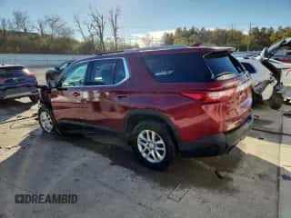 2018 Chevrolet Traverse LT Cloth z VIN 1GNEVGKW0JJ117372, wystawiony jako Copart lot #85843685 z przebiegiem 138 885 mil mil oraz Nie do naprawy • Non repairable. Historia ofert i sprzedaży dostępna na DreamBid. Obrazek 2.