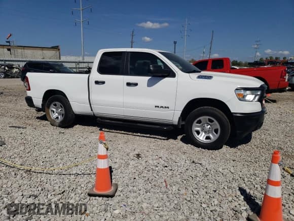 ✅ 2022 Ram 1500 Tradesman • VIN: 1C6RRFCG4NN349253 • Lot: 72160014. Listed on Copart with 24,694 mi. Free auction sales archive from the USA and detailed vehicle history report at DreamBid. Image 4.