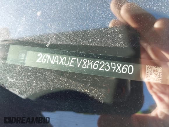 ✅ 2019 Chevrolet Equinox LT • VIN: 2GNAXUEV8K6239860 • Lot: 43410935. Wystawiony na IAAI z przebiegiem 86 282 mil. Bezpłatny archiwum sprzedaży aukcyjnych z USA i szczegółowy raport historii pojazdu na DreamBid. Zdjęcie 9.