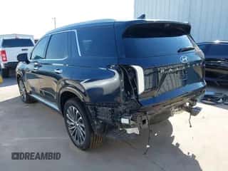 2024 Hyundai Palisade Calligraphy z VIN KM8R7DGE3RU651720, wystawiony jako IAAI lot #43084050 z przebiegiem 27 661 mil mil oraz . Historia ofert i sprzedaży dostępna na DreamBid. Obrazek 3.