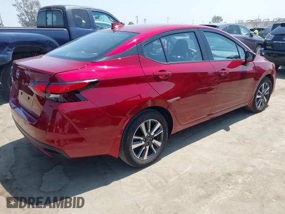 ✅ 2025 Nissan Versa SV • VIN: 3N1CN8EV1SL810764 • Lot: 42991435. Listed on IAAI with 2,347 mi. Free auction sales archive from the USA and detailed vehicle history report at DreamBid. Image 4.