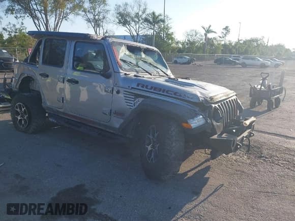 ✅ 2020 Jeep Wrangler Unlimited Rubicon • VIN: 1C4HJXFN1LW114022 • Lot: 41760099. Wystawiony na IAAI z przebiegiem 87 622 mil. Bezpłatny archiwum sprzedaży aukcyjnych z USA i szczegółowy raport historii pojazdu na DreamBid. Zdjęcie 1.