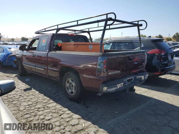 2003 Chevrolet Silverado 1500 LS with VIN 2GCEC19T931387303, listed as a Copart auction lot 65946904 with Not provided miles and Salvage title. Bid and sale history available at DreamBid. Image 2.